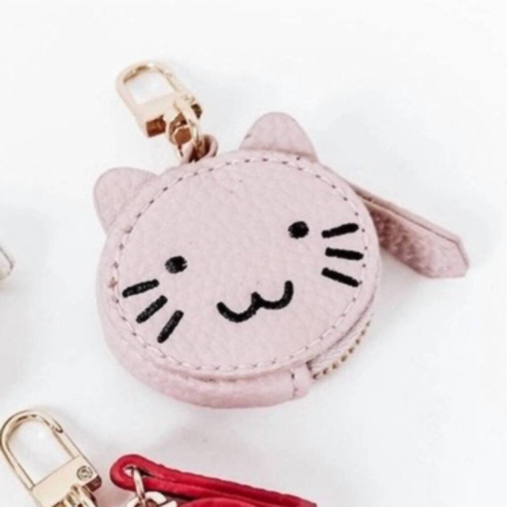 NEW PRETTY SIMPLE cat bag charm in pink